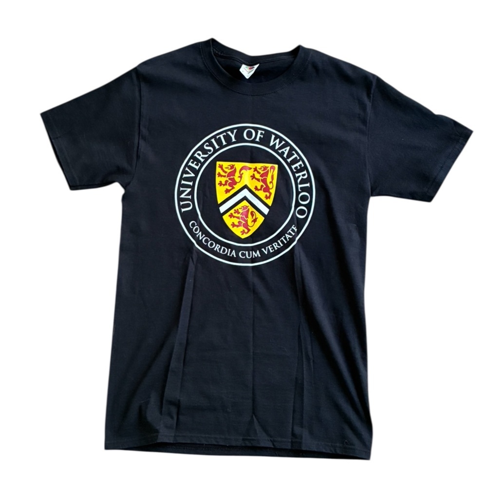 Fruit of the Loom Black University T-Shirt